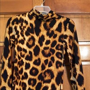 Cheetah print shirt!